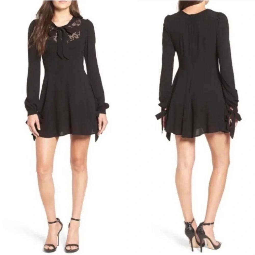 🍋NWT For Love & Lemons Ellery Black
Mini Dress Size XS - Picture 6 of 9